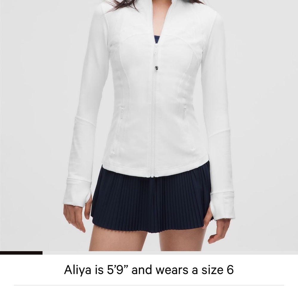 Lululemon Define Luon Jacket Women's White Jacket NWT